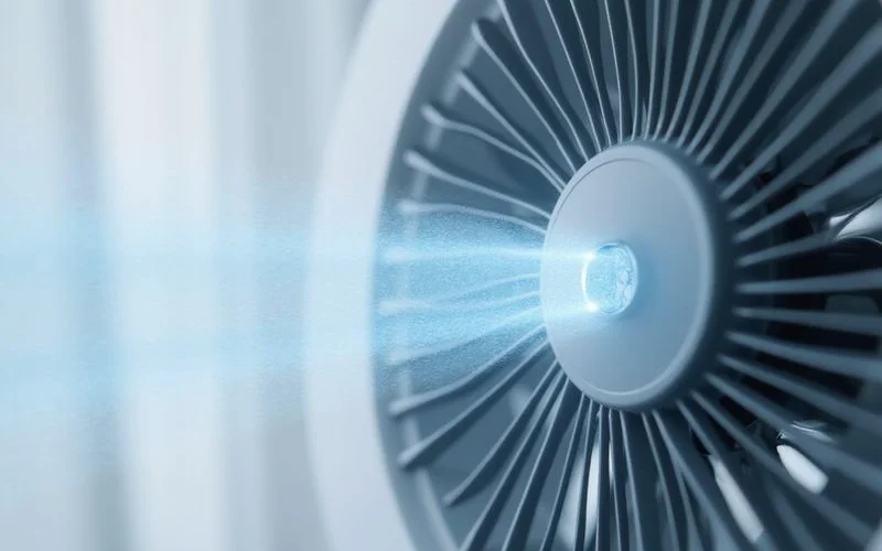 Aircon fan speed and swing symbols