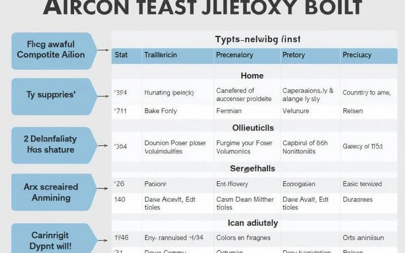 Aircon servicing frequency guide chart