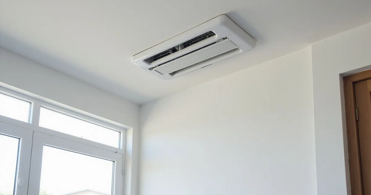 Aircon indoor unit with pest protection measures applied
