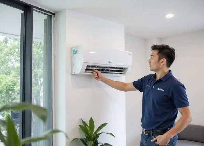 LG aircon servicing in Singapore