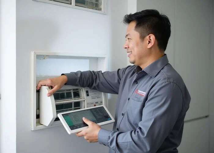 Mitsubishi aircon servicing in Singapore
